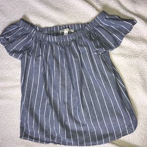 Francesca’s off the shoulder shirt